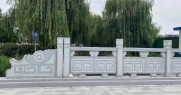 长治 芝麻灰桥栏杆、河道栏杆安装效果