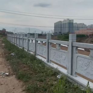 长治 石材河道栏杆
