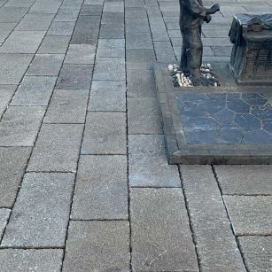 长治仿古石铺装效果