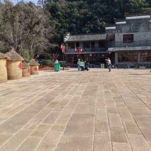 长治仿古石铺装效果
