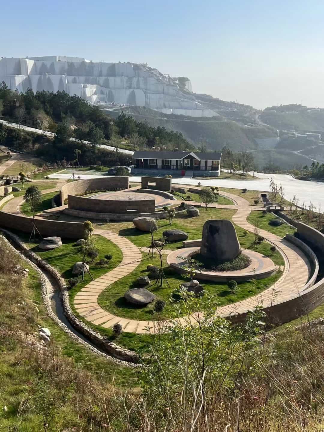长治仿古石铺装整体效果