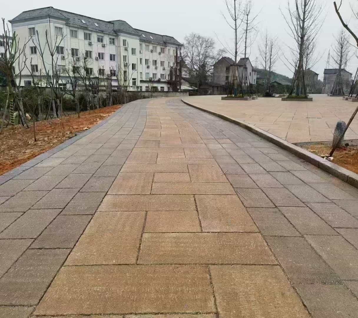 长治仿古石铺装效果