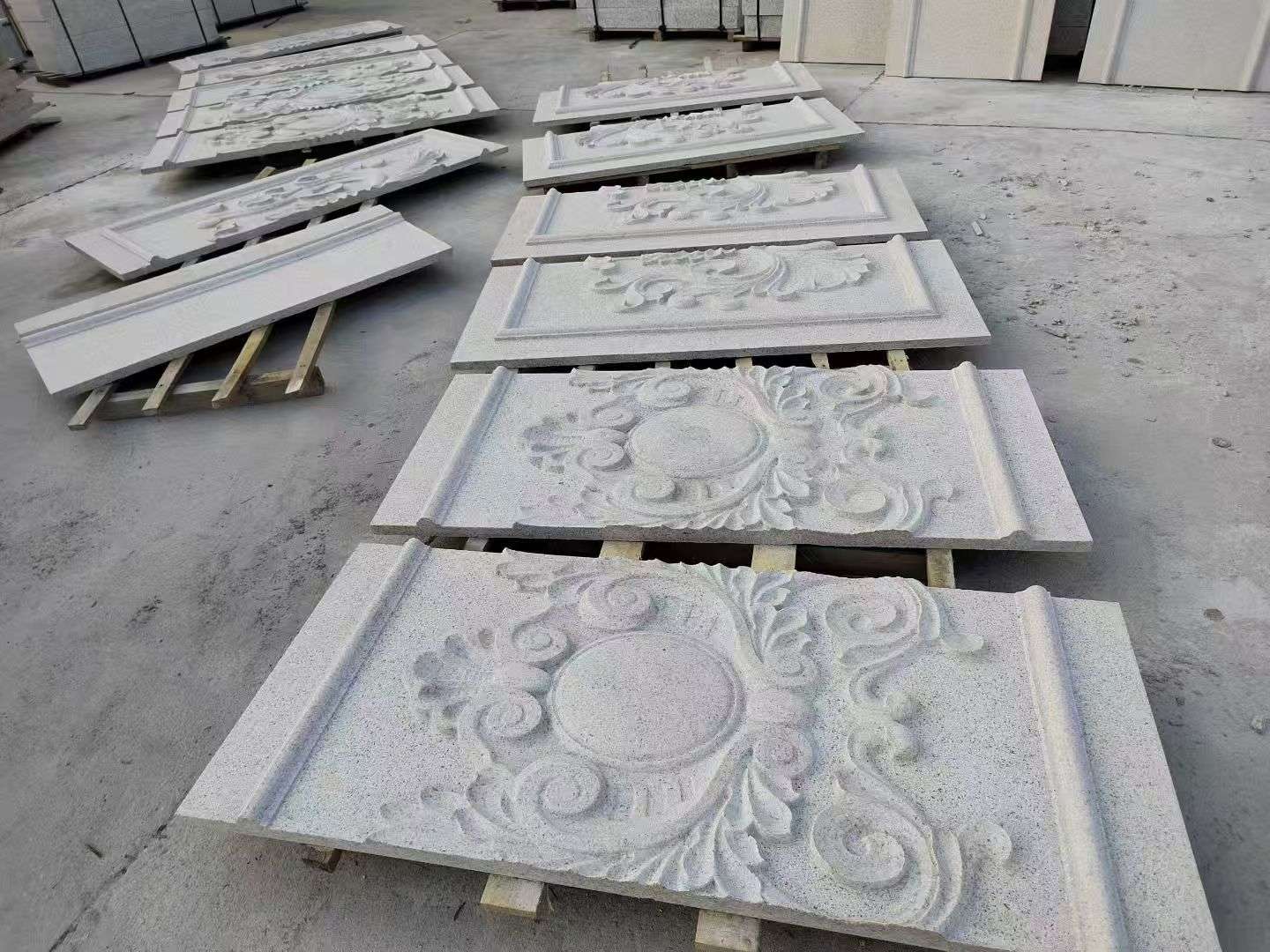 长治 芝麻白干挂雕花板