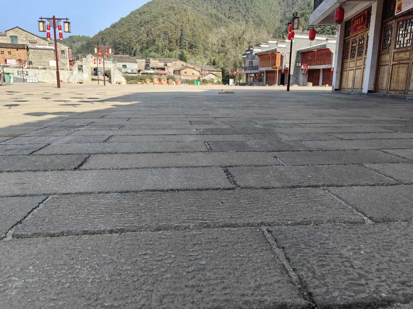 长治仿古石铺装效果