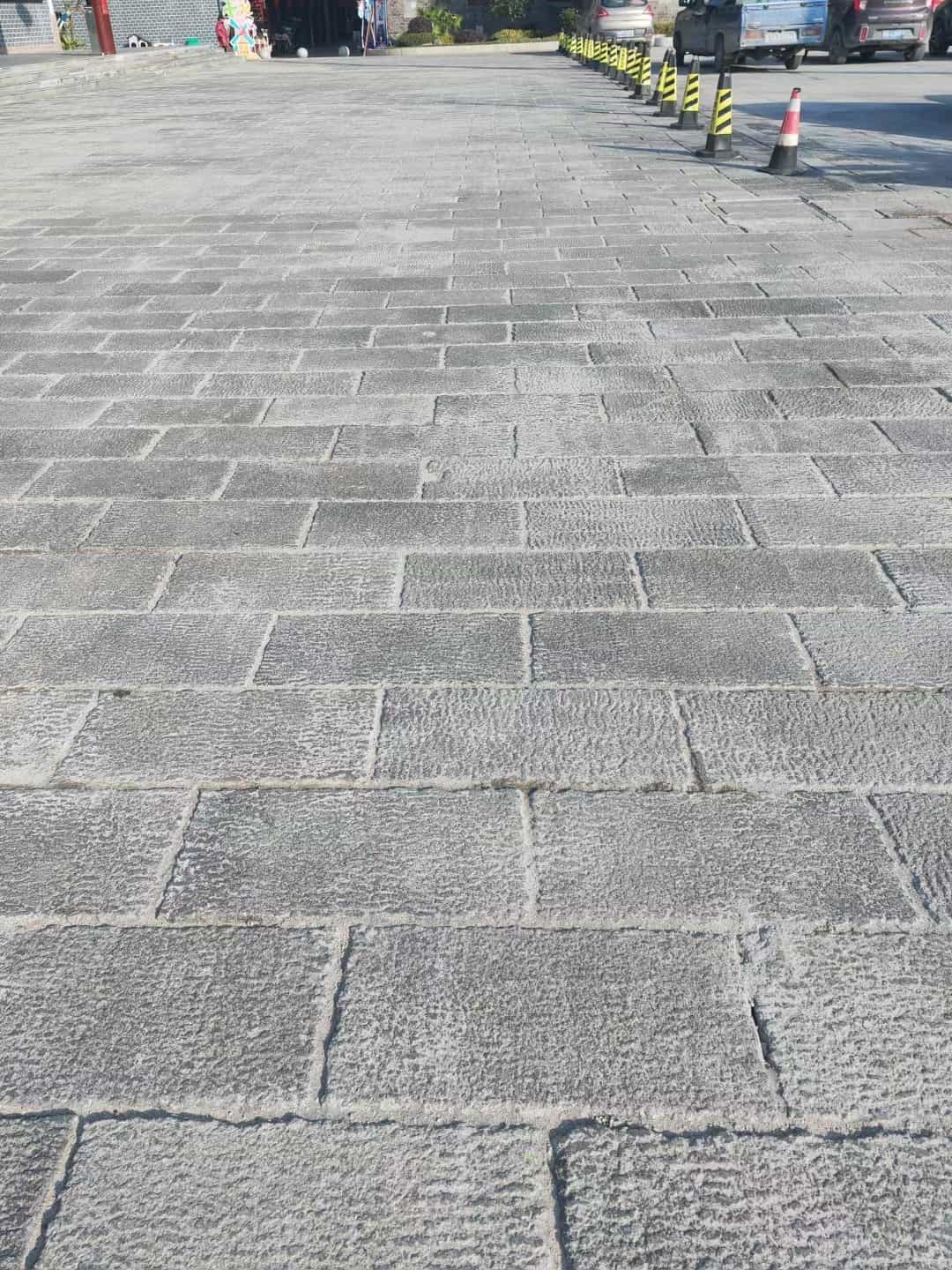 长治仿古石铺装效果