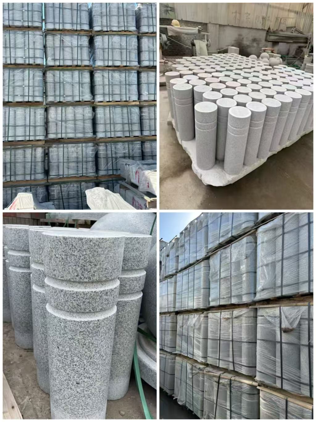 长治 芝麻白花岗岩挡车柱、隔离柱多少钱