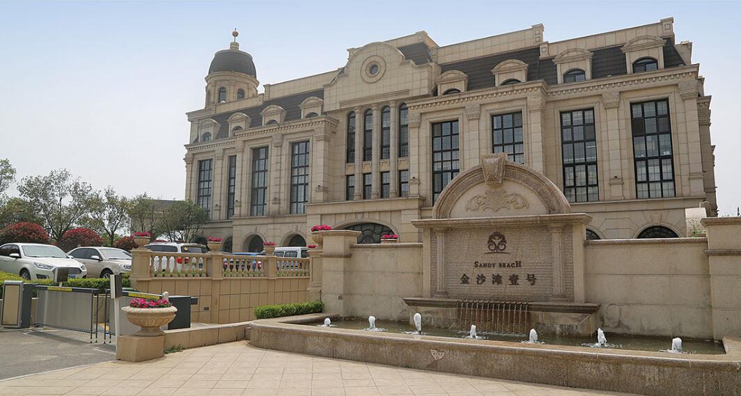 长治花岗岩黄金麻建筑外墙干挂案例