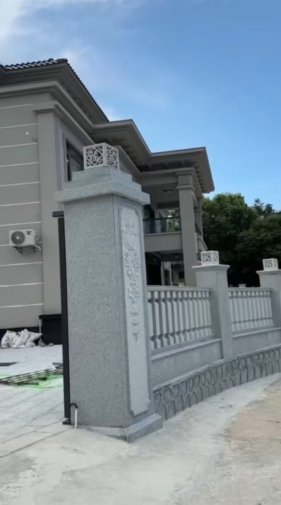 长治 芝麻白别墅围墙栏杆，私人订制
