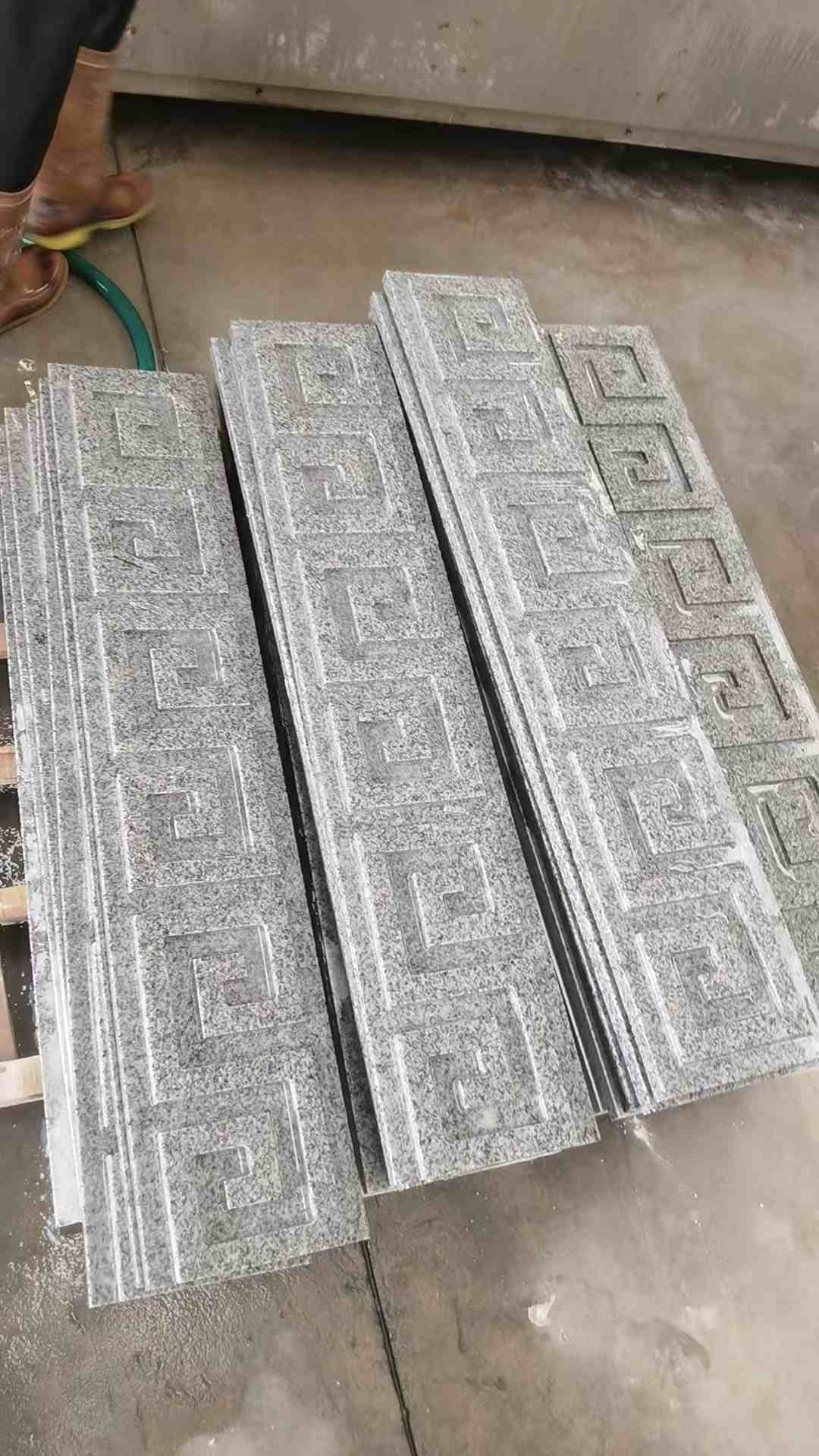 长治 别墅回纹线条，雕刻